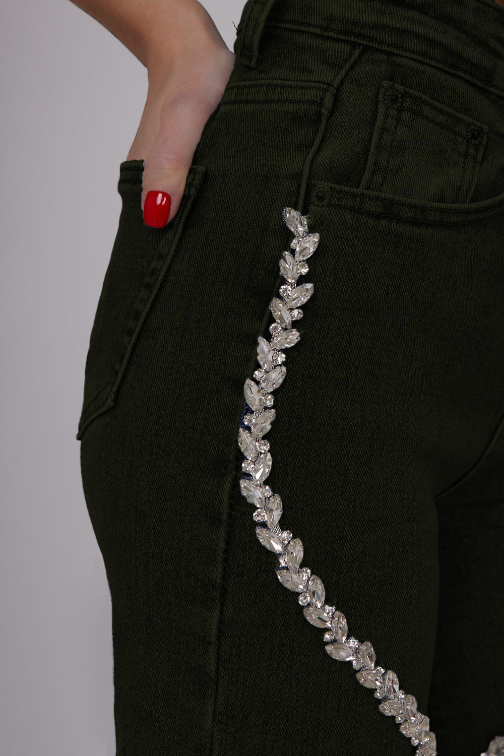Luna - High Rise Leg Flared Jeans