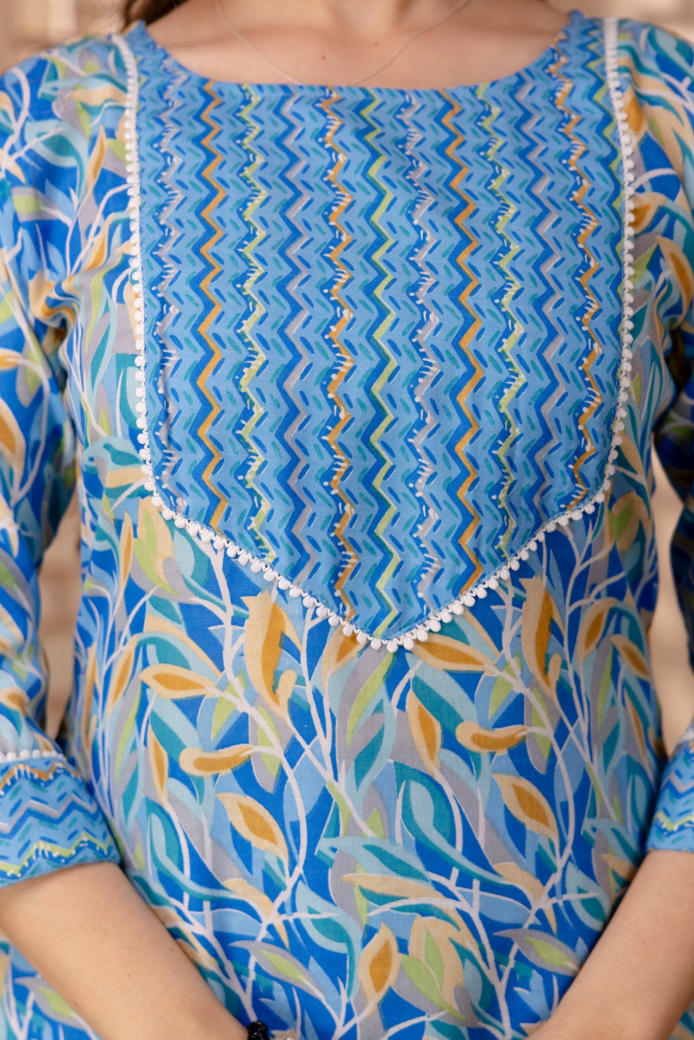 Tropical Bloom Printed Suit Set
