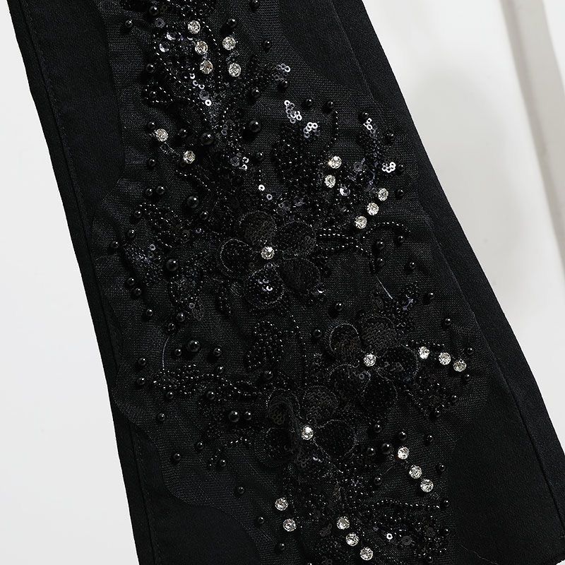Midnight Bloom Crystal Embellished Jeans ✨