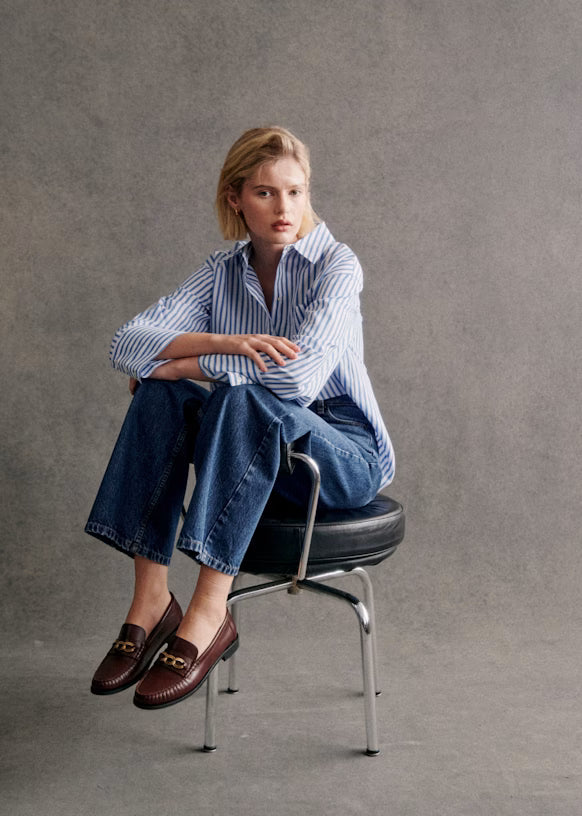 Blue Strip Cotton Shirt